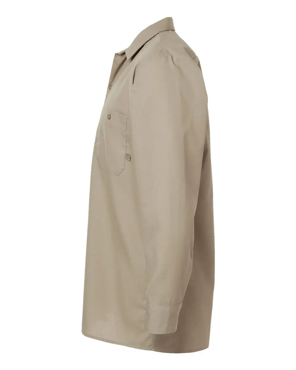 Dickies L535t Industrial Long Sleeve Work Shirt - Tall Sizes - Desert Sand