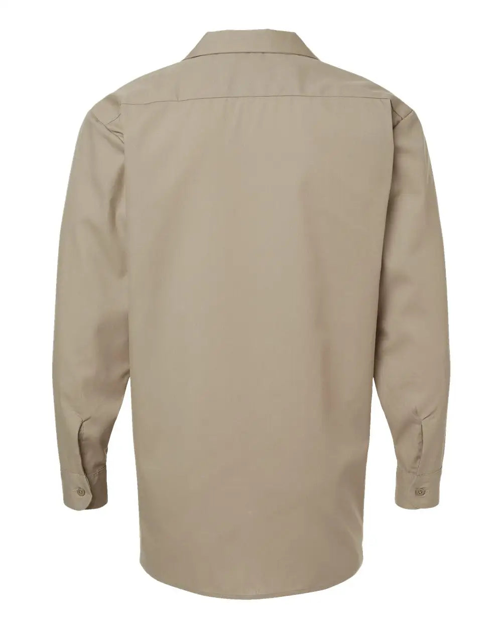 Dickies L535t Industrial Long Sleeve Work Shirt - Tall Sizes - Desert Sand