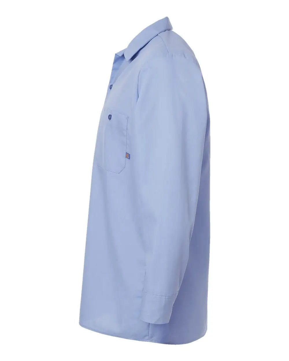 Dickies L535t Industrial Long Sleeve Work Shirt - Tall Sizes - Light Blue