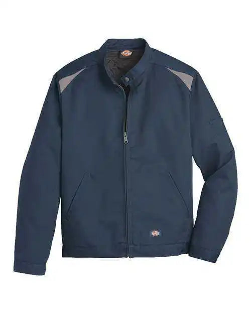 Dickies Lj60 Insulated Colorblocked Jacket - Dark Navy Silver