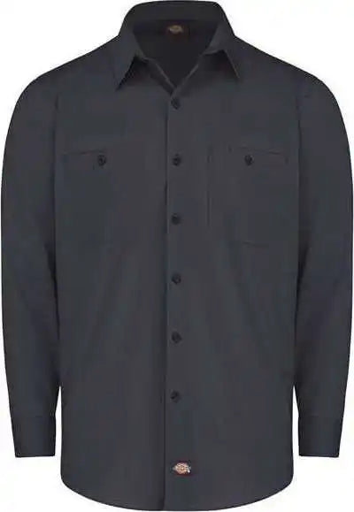 Dickies Ll51 Industrial Worktech Ventilated Long Sleeve Work Shirt Dark Navy
