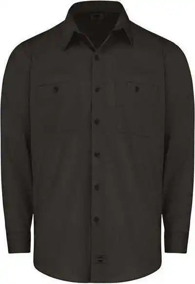 Dickies Ll51 Industrial Worktech Ventilated Long Sleeve Work Shirt - Black