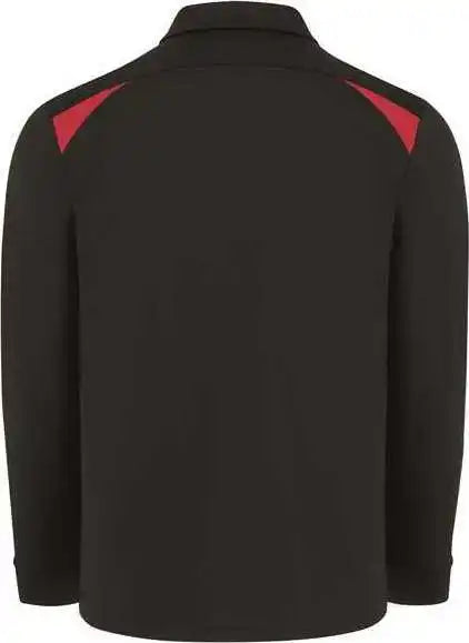 Dickies Ll66 Team Performance Long Sleeve Shirt - Black English Red