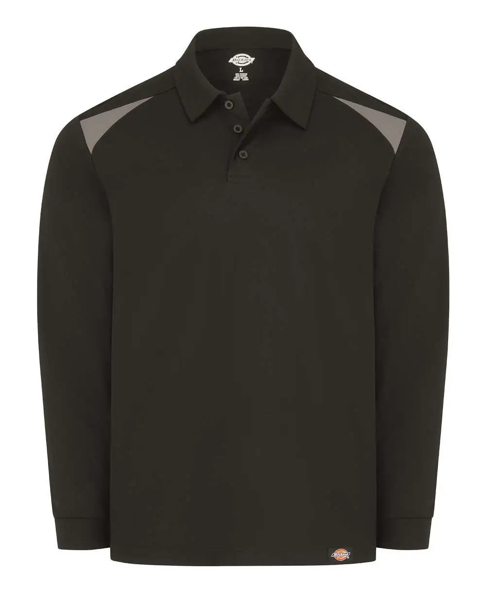 Dickies Ll66 Team Performance Long Sleeve Shirt - Black Smoke
