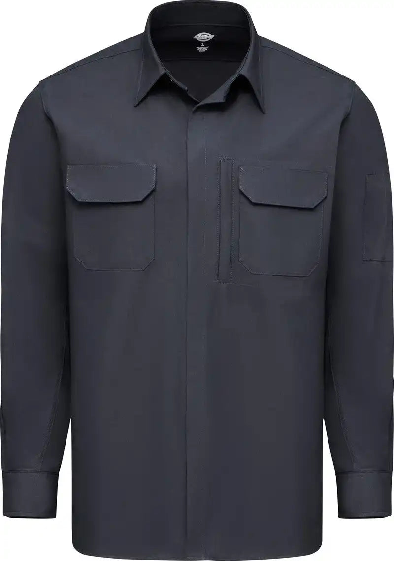 Dickies Ll94t Tactical Long Sleeve Shirt - Tall Sizes - Midnight / Lt