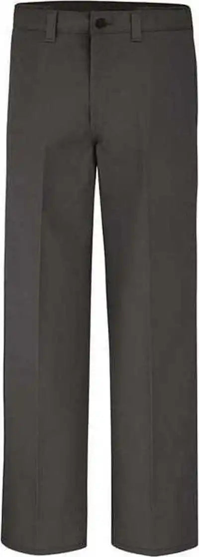 Dickies Lp17ext Industrial Flat Front Comfort Waist Pants - Extended Sizes - Dark Charcoal - 37 Unhemmed