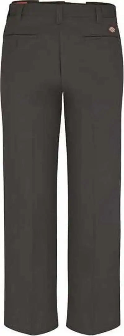 Dickies Lp17ext Industrial Flat Front Comfort Waist Pants - Extended Sizes - Dark Charcoal - 37 Unhemmed