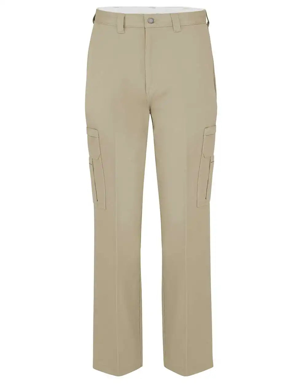Dickies Lp39 Industrial Cotton Cargo Pants - Desert Sand - 37 Unhemmed - 28w