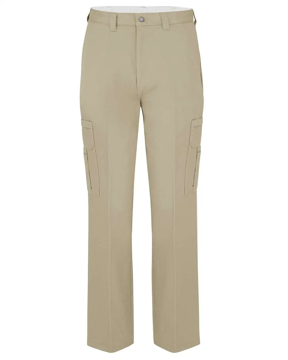 Dickies Lp39ext Industrial Cotton Cargo Pants - Extended Sizes - Desert Sand - 37 Unhemmed
