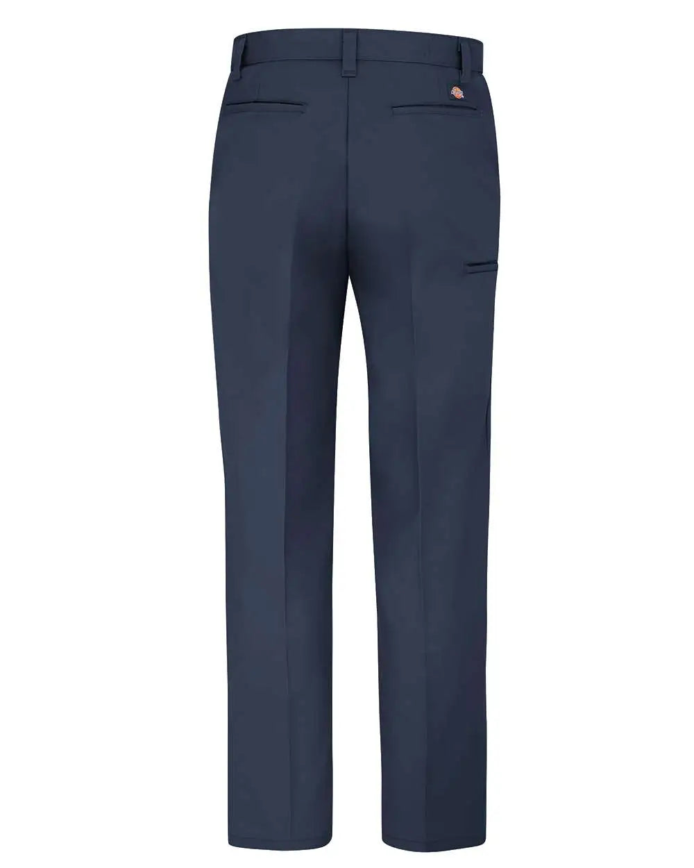 Dickies Lp70ext Premium Industrial Flat Front Comfort Waist Pants - Extended Sizes - Dark Navy - 37 Unhemmed