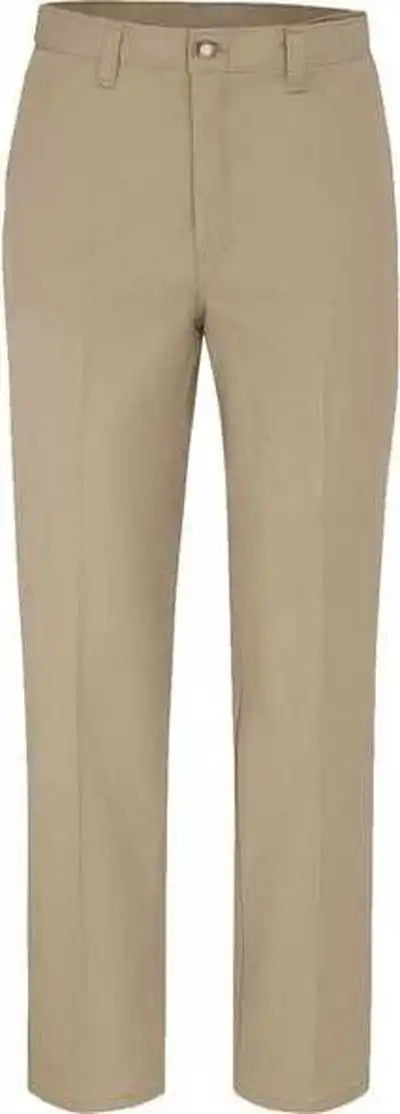 Dickies Lp70ext Premium Industrial Flat Front Comfort Waist Pants - Extended Sizes - Desert Sand - 37 Unhemmed
