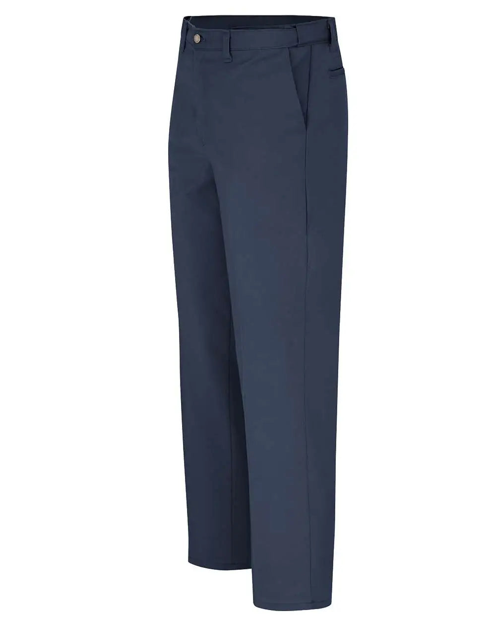Dickies Lp70ext Premium Industrial Flat Front Comfort Waist Pants - Extended Sizes - Dark Navy - 37 Unhemmed