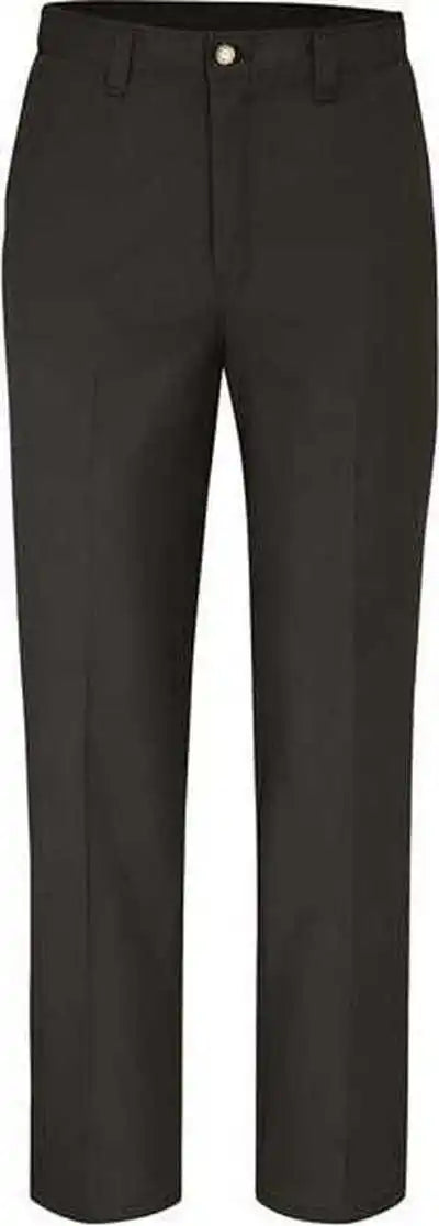 Dickies Lp70ext Premium Industrial Flat Front Comfort Waist Pants - Extended Sizes - Black - 37 Unhemmed
