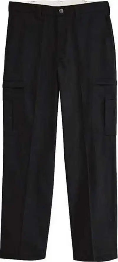 Dickies Lp72ext Premium Industrial Cargo Pants - Extended Sizes - Black - 37 Unhemmed