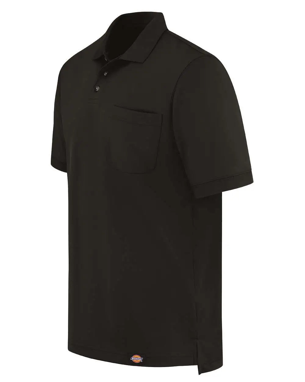 Dickies Ls44 Performance Short Sleeve Work Shirt with Pocket - Black