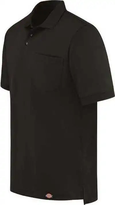 Dickies Ls44 Performance Short Sleeve Work Shirt with Pocket Black