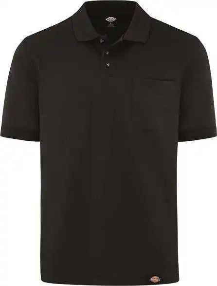 Dickies Ls44 Performance Short Sleeve Work Shirt with Pocket Black