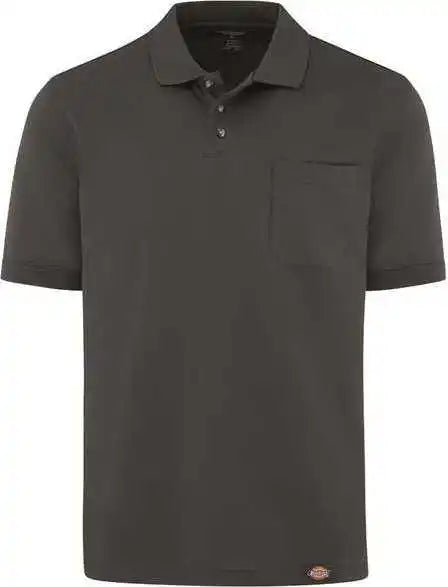Dickies Ls44 Performance Short Sleeve Work Shirt with Pocket - Dark Charcoal