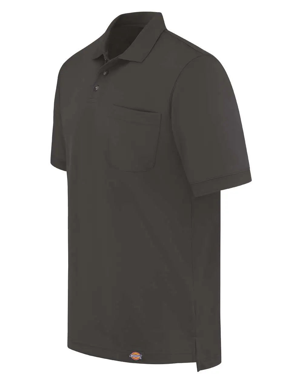 Dickies Ls44 Performance Short Sleeve Work Shirt with Pocket - Dark Charcoal - Gray / s