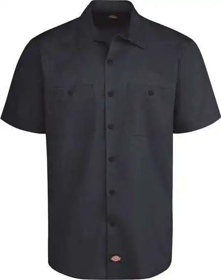 Dickies Ls51 Industrial Worktech Ventilated Short Sleeve Work Shirt Dark Navy
