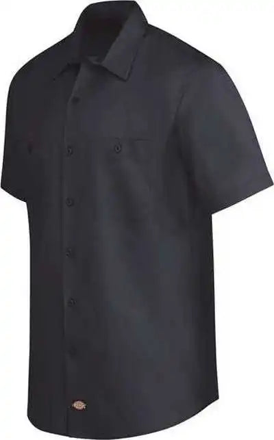 Dickies Ls51 Industrial Worktech Ventilated Short Sleeve Work Shirt Dark Navy