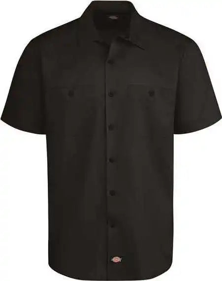 Dickies Ls51 Industrial Worktech Ventilated Short Sleeve Work Shirt - Black