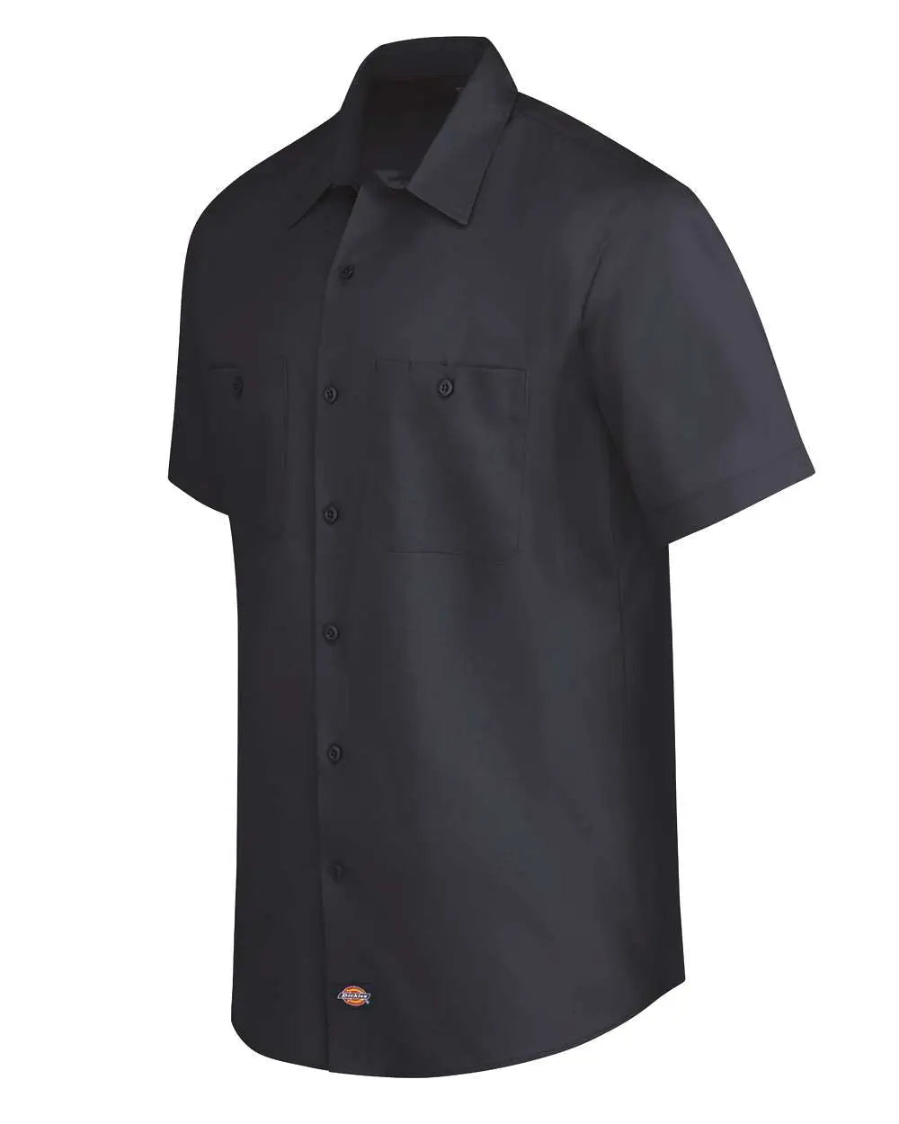 Dickies Ls51t Industrial Worktech Ventilated Short Sleeve Work Shirt - Tall Sizes - Dark Navy - Mt