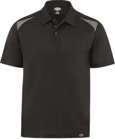 Dickies Ls66 Team Performance Short Sleeve Work Shirt - Black Smoke