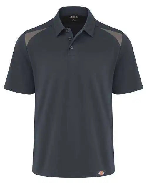 Dickies Ls66 Team Performance Short Sleeve Work Shirt - Dark Navy Smoke