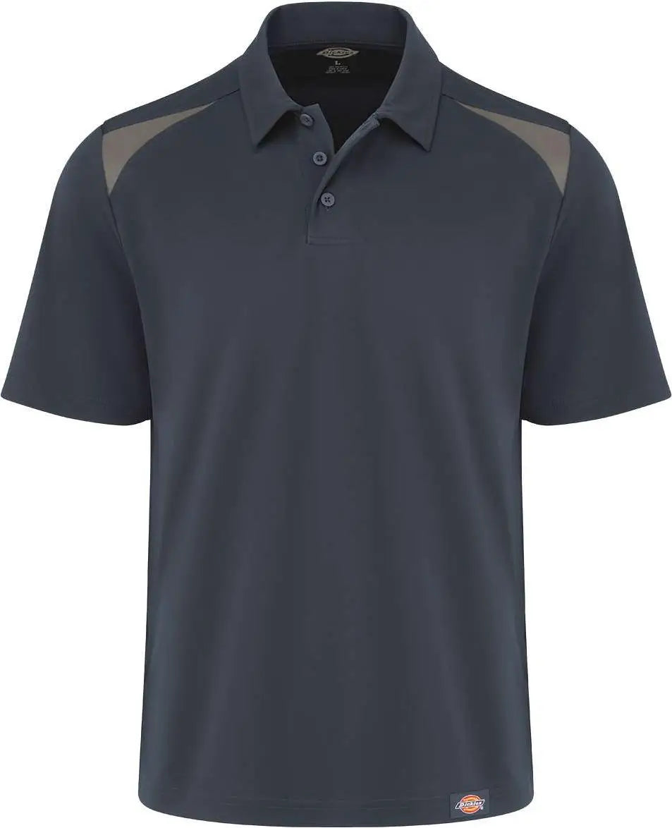 Dickies Ls66 Team Performance Short Sleeve Work Shirt - Dark Navy Smoke