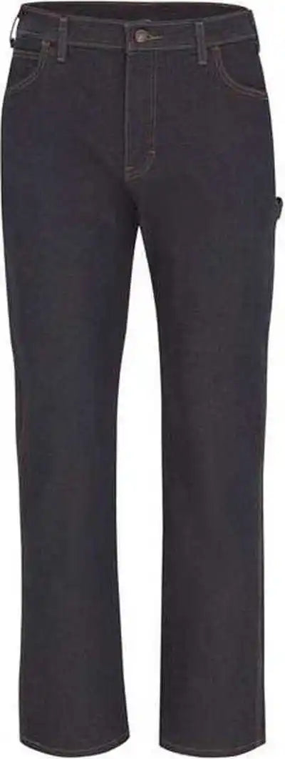 Dickies Lu22ext Industrial Carpenter Flex Jeans - Extended Sizes - Rinsed Indigo Blue - 39 Unhemmed