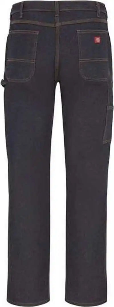 Dickies Lu22ext Industrial Carpenter Flex Jeans - Extended Sizes - Rinsed Indigo Blue - 39 Unhemmed