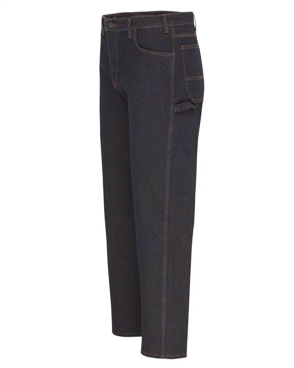 Dickies Lu22ext Industrial Carpenter Flex Jeans - Extended Sizes - Rinsed Indigo Blue - 30i - Navy / 50w