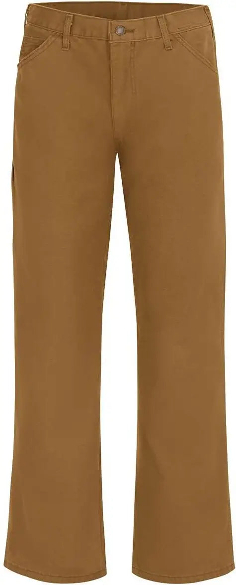 Dickies Lu23odd Industrial Duck Carpenter Jeans - Odd Sizes - Brown - 32i - 33w