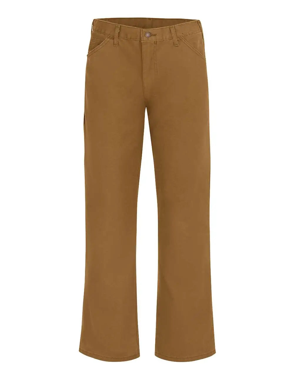 Dickies Lu23odd Industrial Duck Carpenter Jeans - Odd Sizes - Brown - 34i - 33w