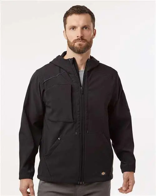 Dickies Ph10t Protect Hooded Jacket - Tall Sizes - Black