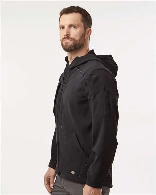 Dickies Ph10t Protect Hooded Jacket - Tall Sizes - Black