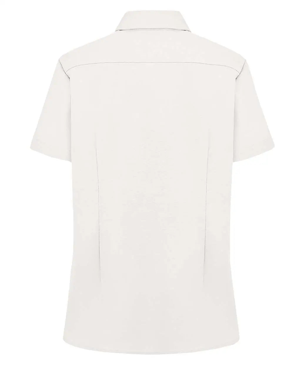 Dickies S254 Women’s Short Sleeve Stretch Oxford Shirt - White