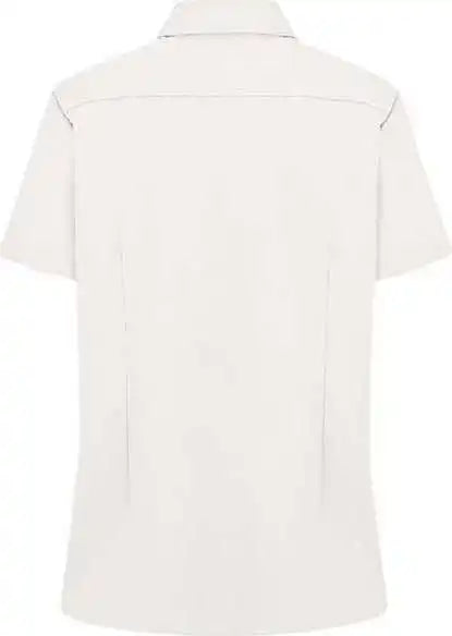 Dickies S254 Women’s Short Sleeve Stretch Oxford Shirt - White