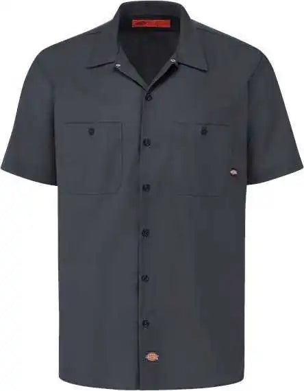 Dickies S535 Industrial Short Sleeve Work Shirt Dark Charcoal