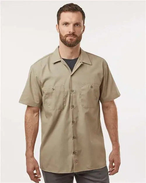 Dickies S535 Industrial Short Sleeve Work Shirt - Desert Sand