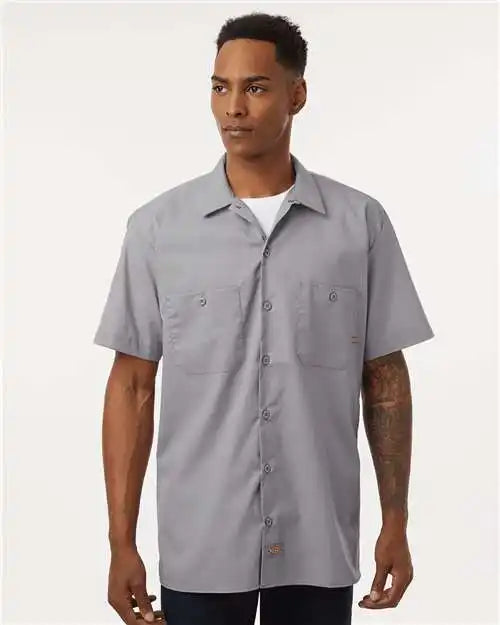 Dickies S535 Industrial Short Sleeve Work Shirt - Graphite Grey