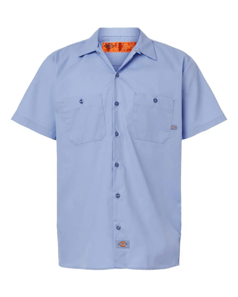 Dickies S535 Industrial Short Sleeve Work Shirt - Light Blue
