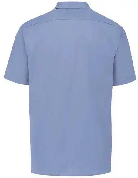 Dickies S535 Industrial Short Sleeve Work Shirt Light Blue