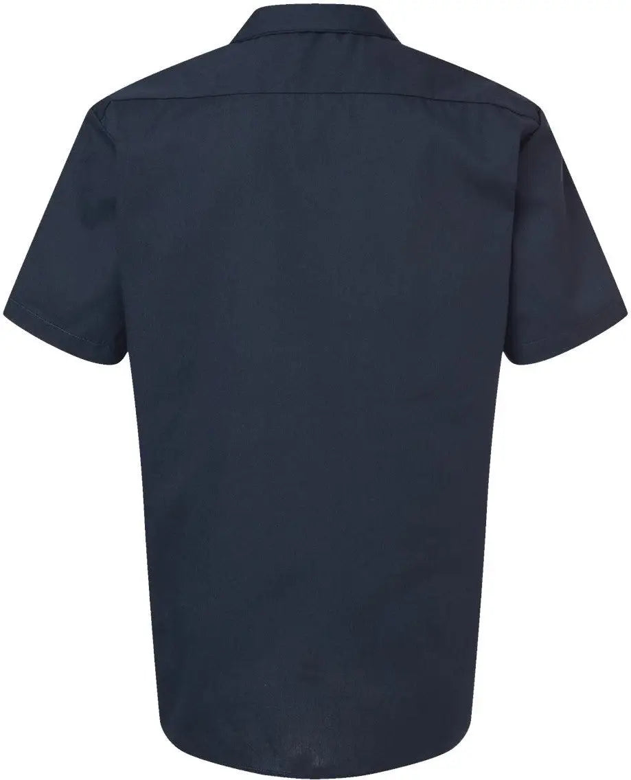 Dickies S535t Industrial Short Sleeve Work Shirt - Tall Sizes - Dark Navy
