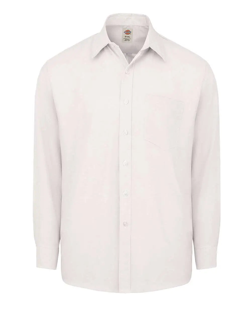 Dickies Sss36 Long Sleeve Oxford Shirt - White
