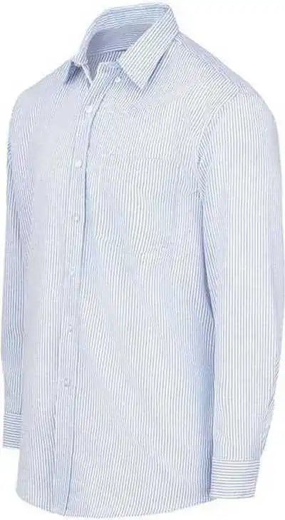 Dickies Sss36l Long Sleeve Oxford Shirt - Sizes - Blue White Stripe