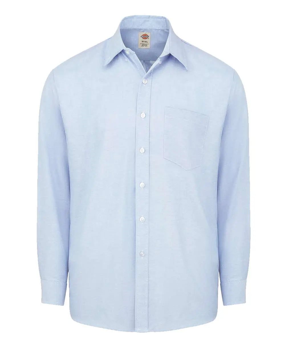 Dickies Sss36t Long Sleeve Oxford Shirt - Tall Sizes - Light Blue