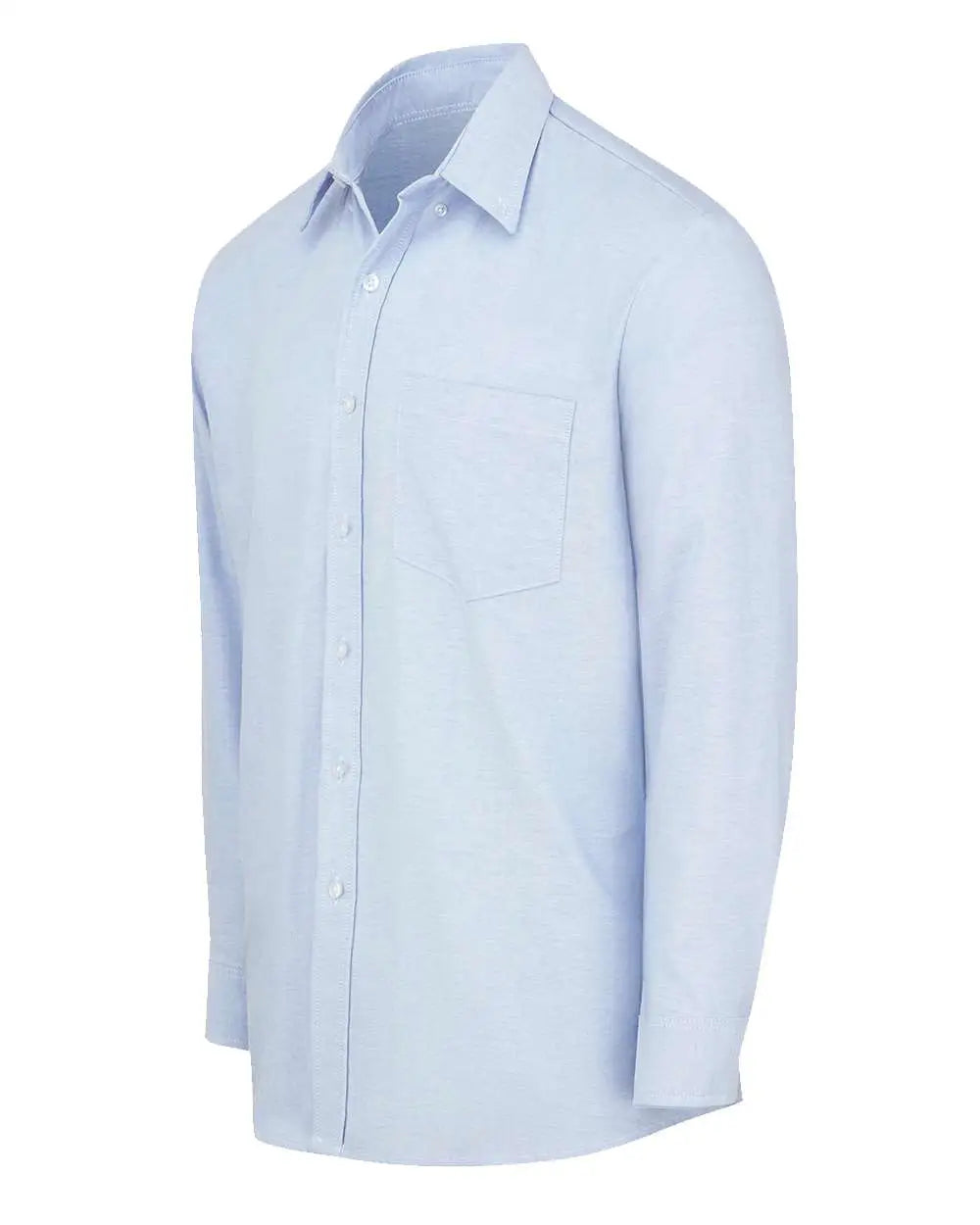 Dickies Sss36t Long Sleeve Oxford Shirt - Tall Sizes - Light Blue - Ice / 15.5