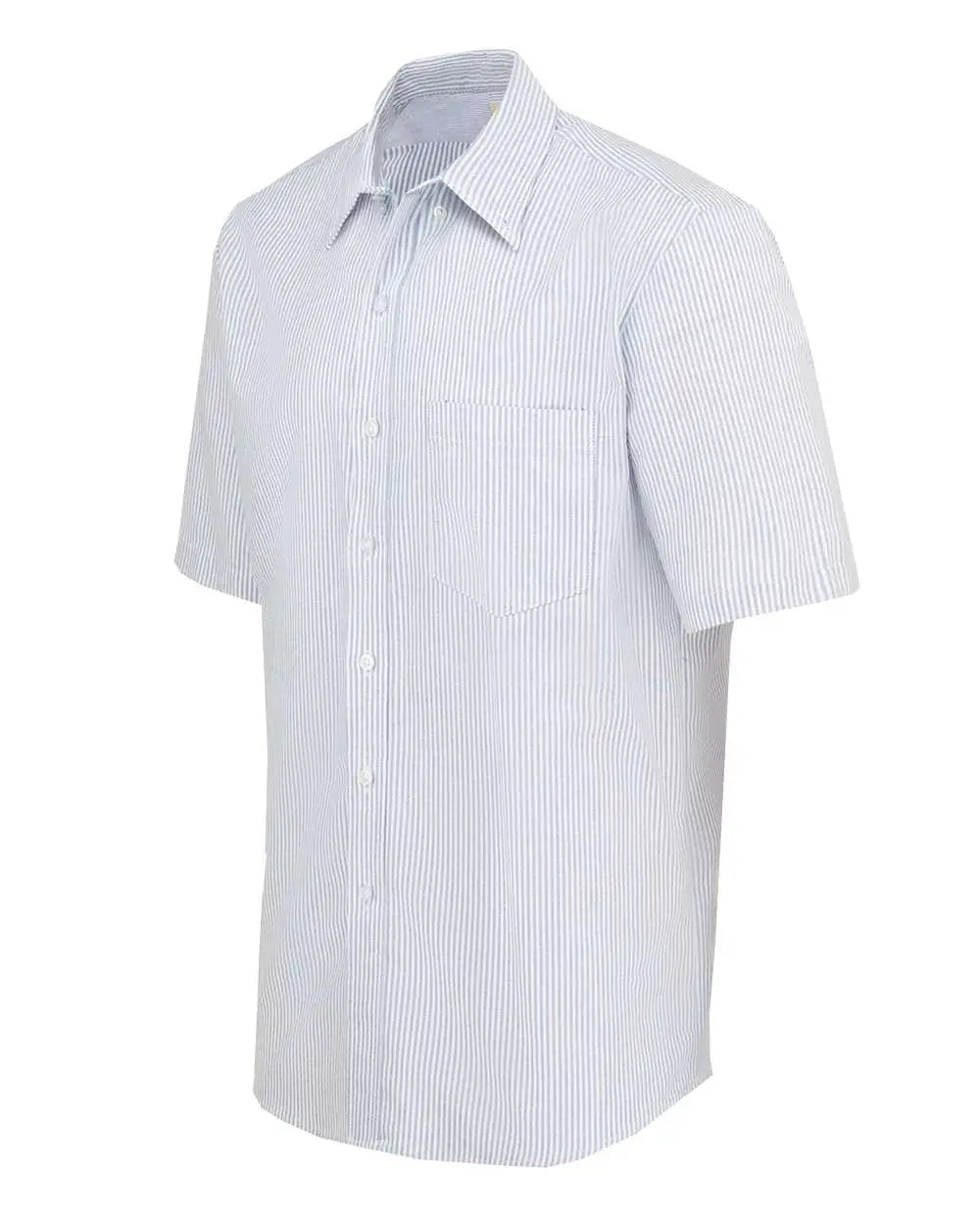 Dickies Sss46 Short Sleeve Oxford Shirt - Blue White Stripe